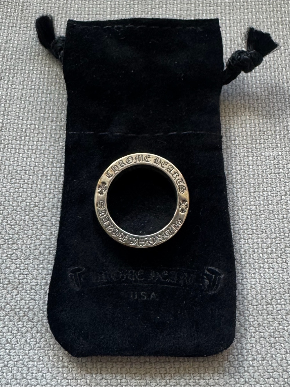 Chrome Hearts .925 Sterling Silver 6mm Forever Spacer Ring